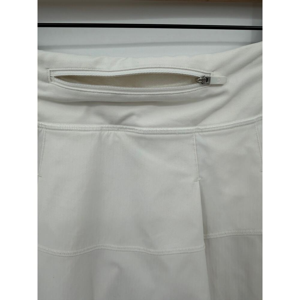 Lululemon White Pace Rival Skirt 13” Tennis Golf Athletic Size 2 Running Yoga - Picture 9 of 14